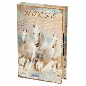 Фото Книги сейф с кодовым замком Horse 26 см