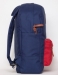 Рюкзак GiN Bronx синий с красным карманом