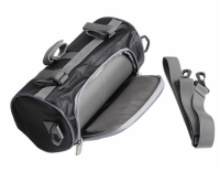 Водонепроницаемая велосипедная сумка с прозрачным карманом для телефона на руль (черный)