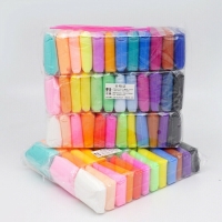 Фото Масса для лепки самозастывающая 36 цветов набор Super Clay творческий набор