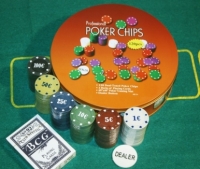 Покерный набор в Металлической коробке 120