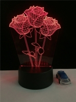 3D ночник Розы