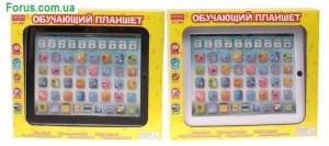 Детский обучающий планшет на русском и английском языках