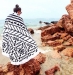 Пляжный коврик Mandala black 140см УЦЕНКА