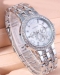 Женские классические часы Geneva Silver