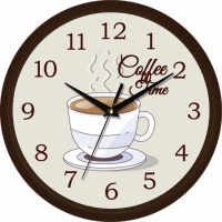 Настенные Часы Сlassic Coffee Time