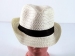 Соломенная шляпа Бевьер 28 см кремовая