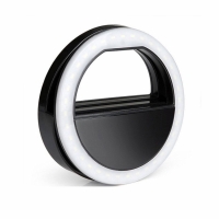 Подсветка кольцо для селфи Black