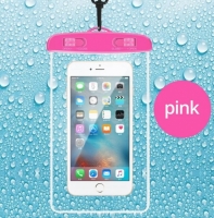 Чехол водонепроницаемый для мобильных телефонов и документов Розовый