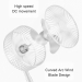 Фото1 Складной вентилятор аккумуляторный на ножке Telescopic Folding Fan с USB зарядкой