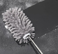 Щетка для уборки пыли пипидастр телескопическая (серая)