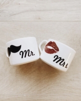 Набор чашек для эспрессо Mr&Mrs