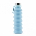 Складная силиконовая бутылка с карабином LUX Bottle (Blue)