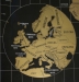 Черная скретч-карта мира в подарочном тубусе