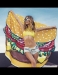 Фото1 Пляжный коврик Hamburger 143см