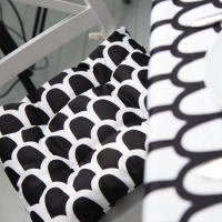 Подушка на стул Черно-белый Узор