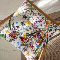 Подушка на стул Яркие Цветы