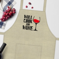 Фартук  Will cook for wine