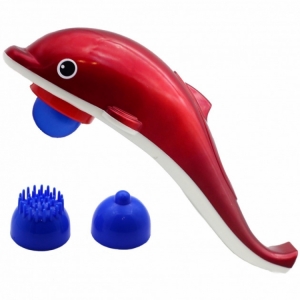 Вибромассажер инфракрасный ручной для тела, рук и ног Dolphin
