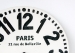 Настенные часы Париж (белый)