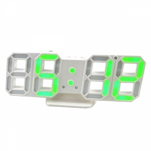 Светодиодные цифровые часы White оclock (зеленые цифры)