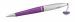 Подарочный набор ручка и визитница Минта фиолетовый