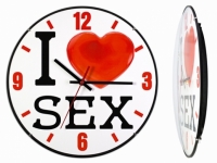 Часы настенные I love sex