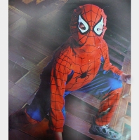 Детский карнавальный костюм Спайдермен синий