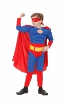 Детский карнавальный костюм Супермен Объёмный