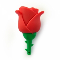 Флешка 8 Gb силиконовая Роза