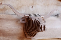 Интерьерная голова быка 3D пазл