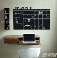 Грифельная наклейка ежедневник-календарь