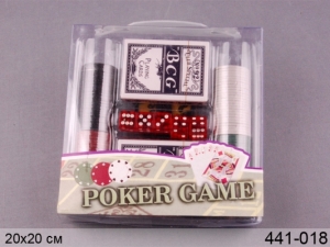 Игра настольная Покер 80 фишек
