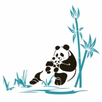 Интерьерная Наклейка Panda