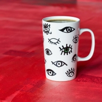 Керамическая чашка Starbucks Глаза