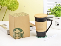 Фото Керамическая чашка Starbucks с маркером