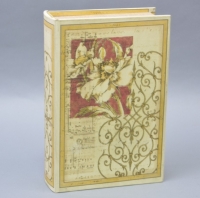 Книга-сейф с кодовым замком Цветок 27см