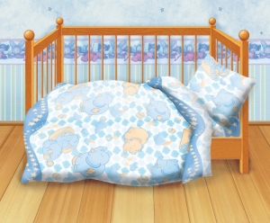 Комплект постельного белья детский Кошки-мышки Спокойной ночи