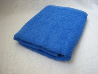 Махровое полотенце синие 70х140 см