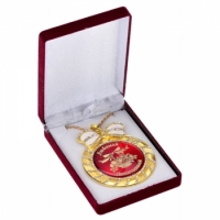 Медаль deluxe с кристаллами Любимой неповторимой