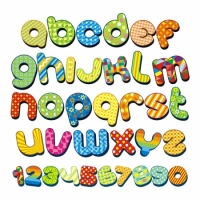 Наклейка Детская Alphabet