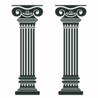 Наклейка Интерьерная Columns