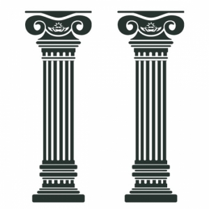 Наклейка Интерьерная Columns