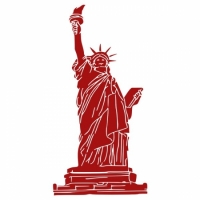 Наклейка на Стену Statue of Liberty