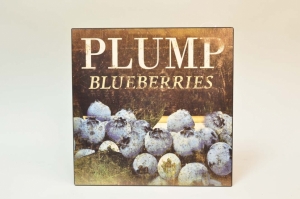 Декоративный Панно металл Blueberries
