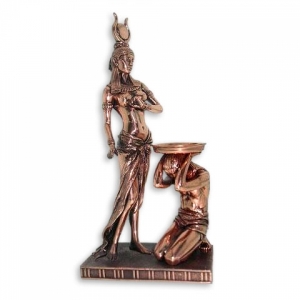 Подсвечник богиня Хатхор- символ плодородия и материнства