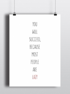 Постер You will succeed