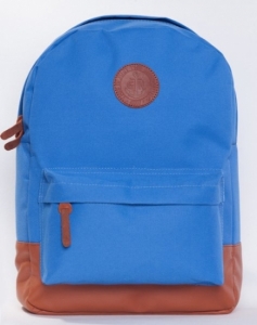 Рюкзак GiN Bronx голубой с коричневым