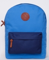 Рюкзак GiN Bronx голубой с синим карманом