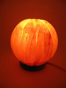 Соляная лампа апельсин (14х15 см)